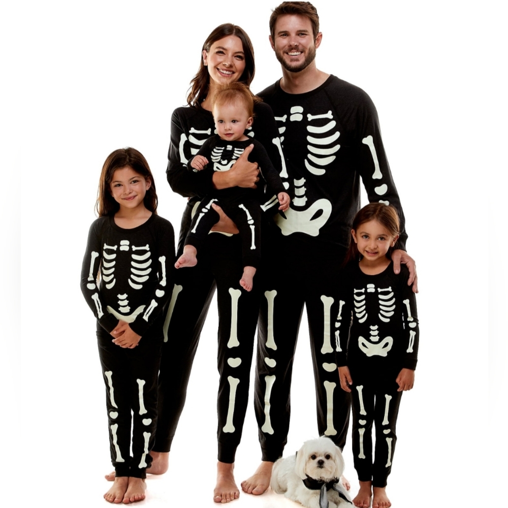 Halloween Long Sleeve Top and Botton Pajama 100% cotton unisex